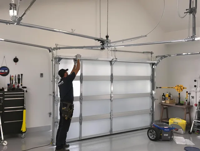 Whitehall Garage Door Repair certified team performing precision garage door installation in Whitehall