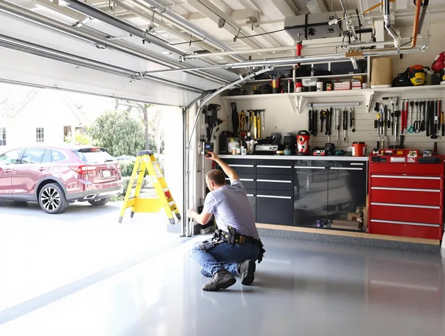 Local garage door repair service by Whitehall Garage Door Repair in Whitehall