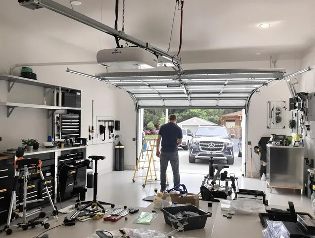 Garage door opener installation by Whitehall Garage Door Repair in Whitehall