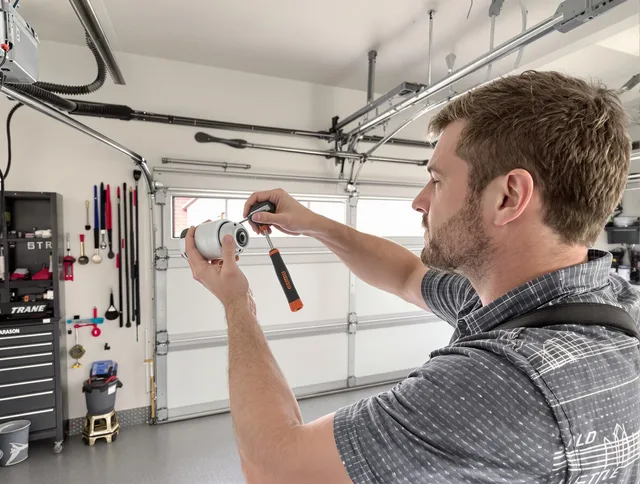 Garage door opener repair service by Whitehall Garage Door Repair in Whitehall
